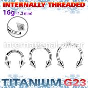ucbecn3i titanium internal horseshoe 3mm cones