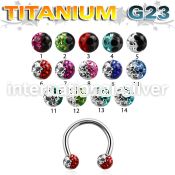 ucbfr3e horseshoes titanium g23 implant grade belly button