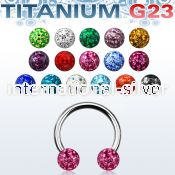 ucbfr5 horseshoes titanium g23 implant grade belly button