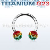 ucbfr6r horseshoes titanium g23 implant grade belly button