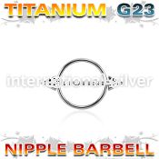 ucnnpe5 straight barbells titanium g23 implant grade nipple