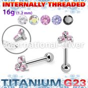 uhein13 titanium barbell internal threading 3 cz