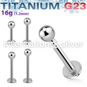 ulbb3 labrets lip rings titanium g23 implant grade labrets chin