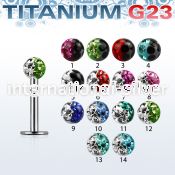 ulbfr3e labrets lip rings titanium g23 implant grade labrets chin