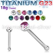 unbc nose bone titanium g23 implant grade 