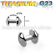 usdh18 dermals titanium g23 implant grade surface piercings
