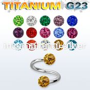uspfr4 spirals twisters titanium g23 implant grade labrets chin