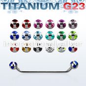 usubca surface piercing titanium g23 implant grade surface piercings