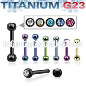 utbbe2c straight barbells anodized titanium g23 implant grade eyebrow