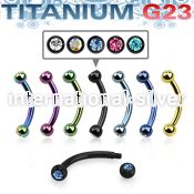 utbne2c micro curved barbells anodized titanium g23 implant grade eyebrow