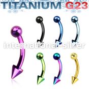 utbnebcn micro curved barbells anodized titanium g23 implant grade eyebrow