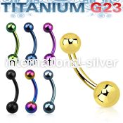 utbns belly rings anodized titanium g23 implant grade belly button