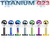 utlbb4s labrets lip rings anodized titanium g23 implant grade labrets chin