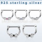 vsepk16 straight barbells silver 925 septum