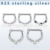 vsepl14 straight barbells silver 925 septum