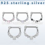 vsepl16 straight barbells silver 925 septum