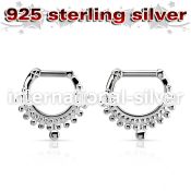 vsepm14 straight barbells silver 925 septum