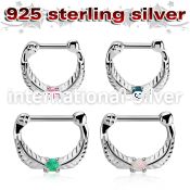 vsepp16 straight barbells silver 925 septum