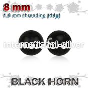 wkball8 loose body jewelry parts organic body jewelry 