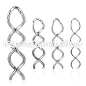 wrb tapers surgical steel 316l ear lobe