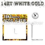wscb1 l shape nose studs gold nose