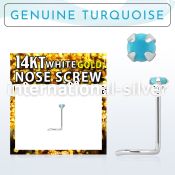 wscge7 l shape nose studs gold nose
