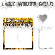 wsht l shape nose studs gold nose