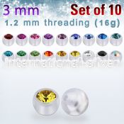 xajb3 loose body jewelry parts acrylic body jewelry 
