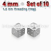 xsdi4s loose body jewelry parts surgical steel 316l belly button