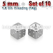 xsdi5 loose body jewelry parts surgical steel 316l belly button