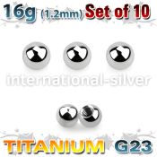 xubal25 loose body jewelry parts titanium g23 implant grade eyebrow