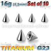 xucon3 loose body jewelry parts titanium g23 implant grade belly button