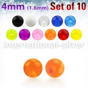 xuvb4 loose body jewelry parts acrylic body jewelry belly button