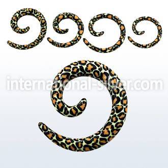 accof tapers acrylic body jewelry ear lobe