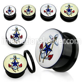 afpnn plugs gauges acrylic body jewelry ear lobe