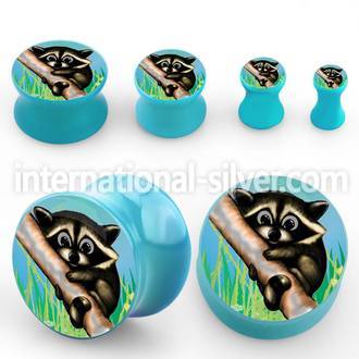 apgrac plugs gauges acrylic body jewelry ear lobe