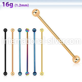 bbeitb straight barbells anodized surgical steel 316l tragus