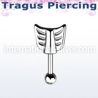 bber34 straight barbells surgical steel 316l tragus
