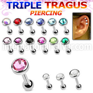 bber62 straight barbells surgical steel 316l helix