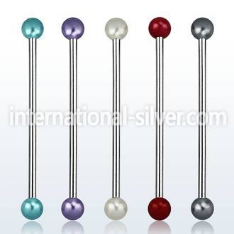 bbipr5 straight barbells surgical steel 316l 