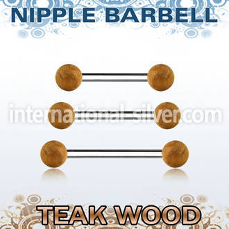 bbnpte5 straight barbells organic body jewelry nipple