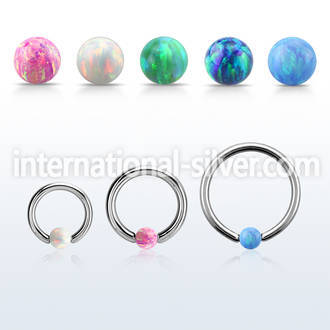 bcr16o4 hoops captive rings surgical steel 316l nose