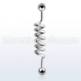 bdd14 straight barbells surgical steel 316l 