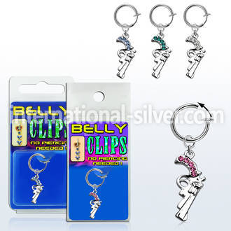 blcp358 fake illusion hoops others belly button