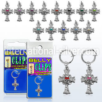 blcp694 fake illusion hoops others belly button