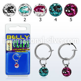 blcpt117c fake illusion hoops others belly button