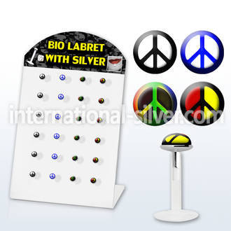 brlbi24 labrets lip rings bioflex ptfe labrets chin