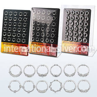 brnhm20 fake illusion body jewelry silver 925 septum