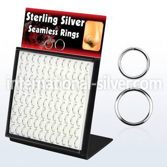 brnhmx7 seamless segment rings silver 925 nose