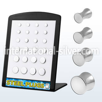brpg83 plugs gauges surgical steel 316l ear lobe